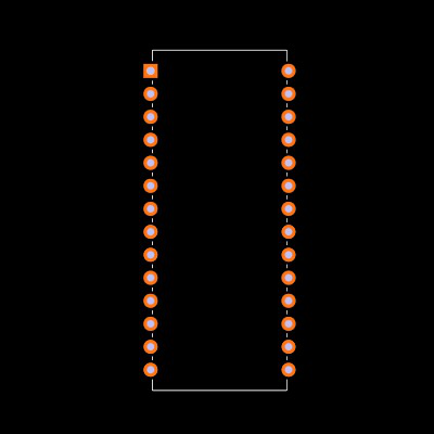 ICM7217IPI Footprint