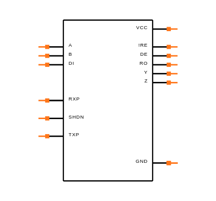 MAX3460CSD+ Symbol