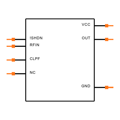 MAX4003EUA-T Symbol