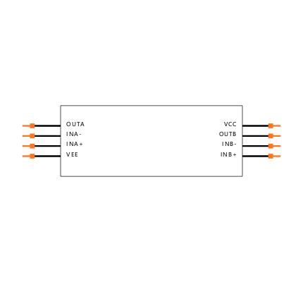 MAX4282EUA Symbol