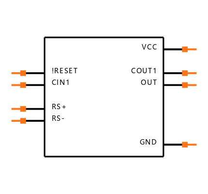 MAX4373HESA Symbol