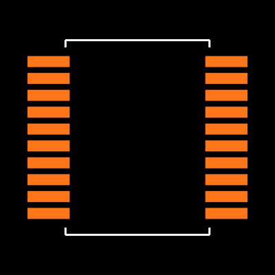 MAX509BCAP+ Footprint