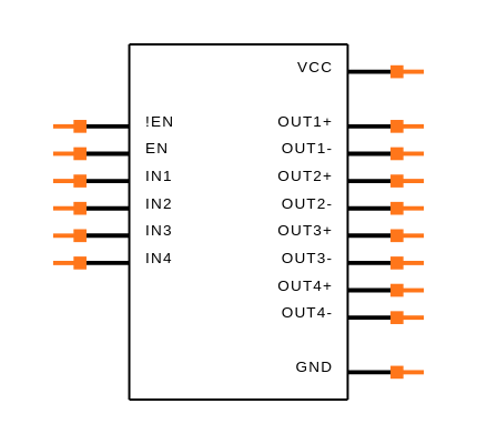 MAX9124ESE+ Symbol