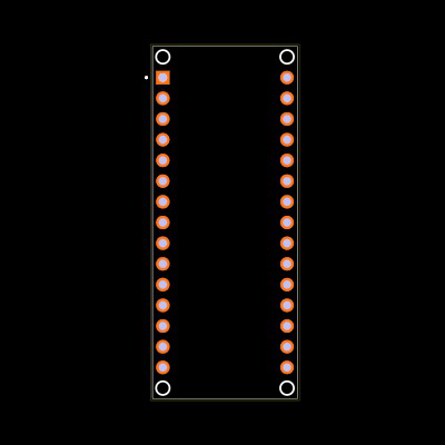 NANO-ESP32-ENTRY Footprint