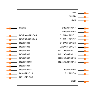 NANO-ESP32-ENTRY Symbol