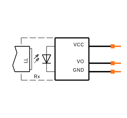 HFBR-2523 Symbol