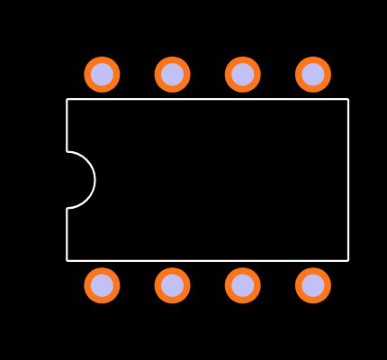 HCPL-2200 Footprint