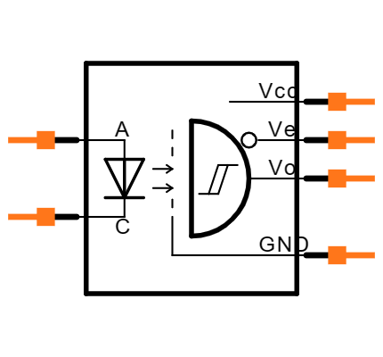 HCPL-2200 Symbol