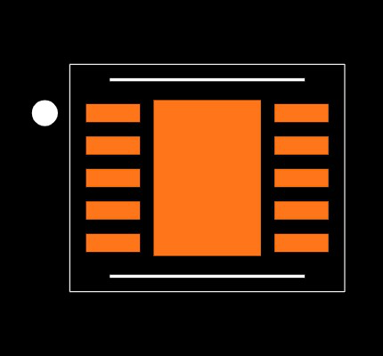 IQS231A-00000000-DNR Footprint