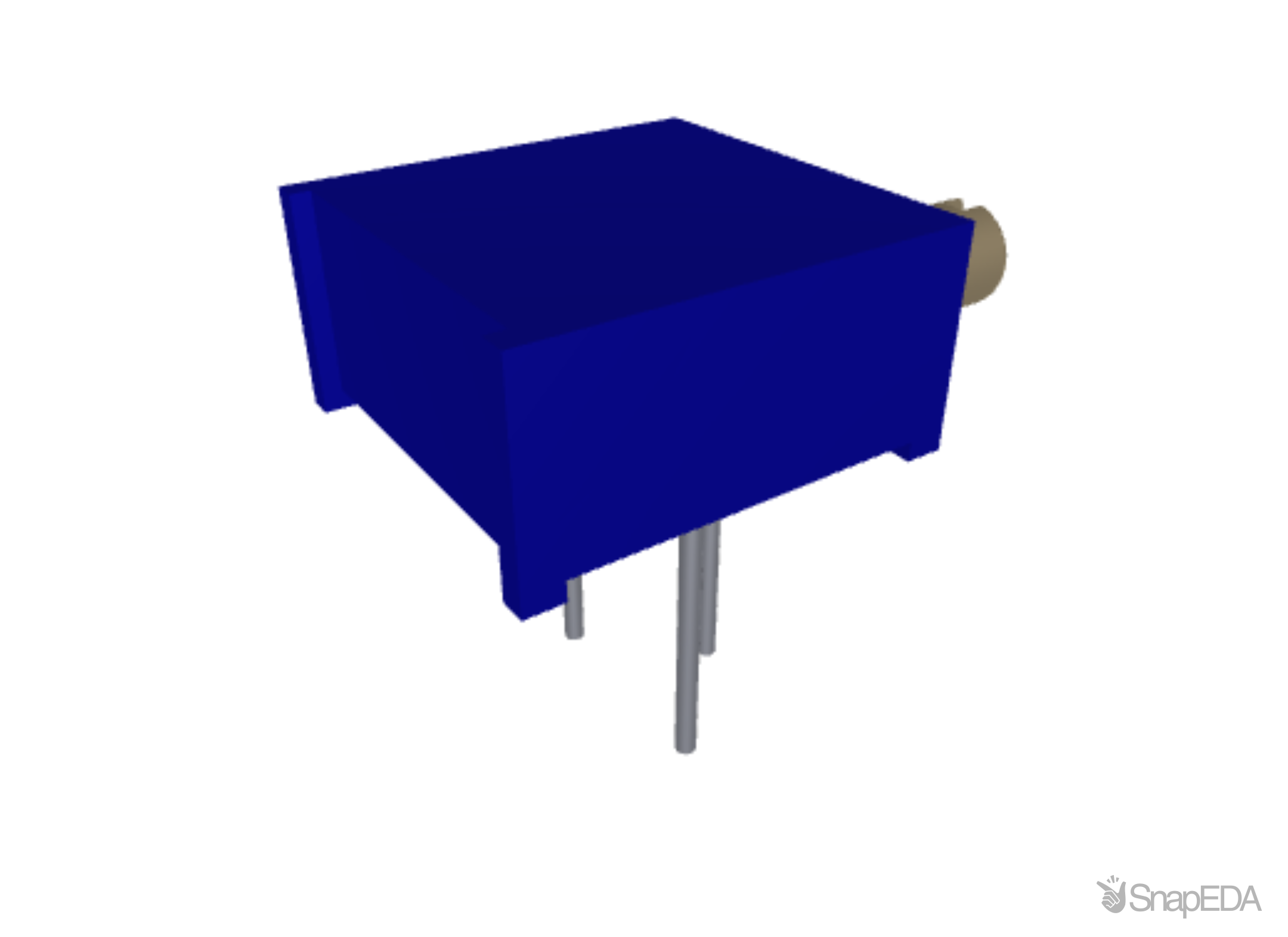 3296P-1-104LF 3D Model