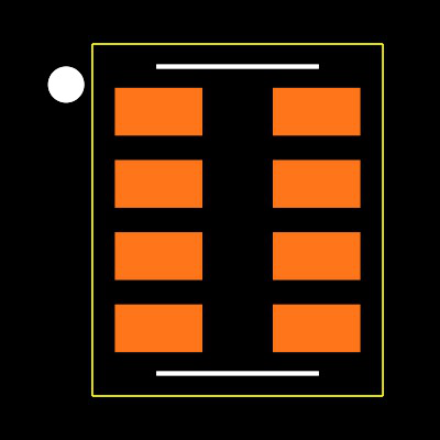 CAY16-2201F4LF Footprint