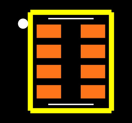 CAY16-331J4LF Footprint