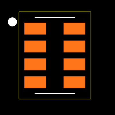 CAY16-5492F4LF Footprint