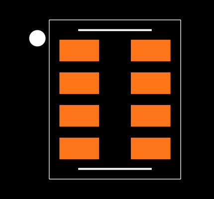CAY16-68R0F4LF Footprint