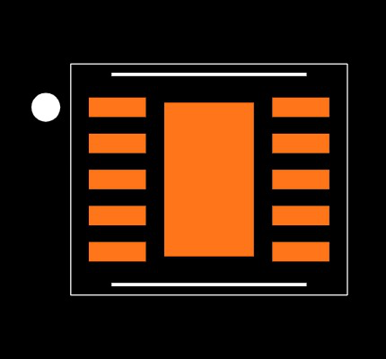CDDFN10-3304N Footprint