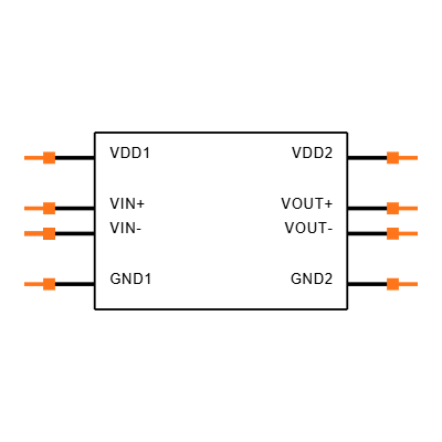 HCPL-7800A#500 Symbol