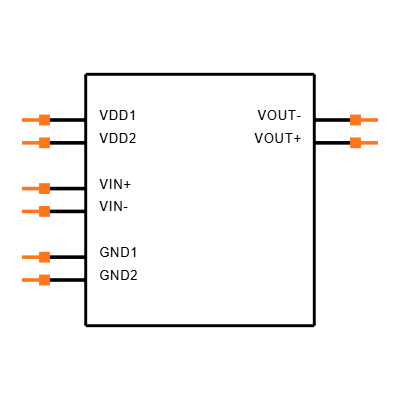 HCPL7800A500 Symbol