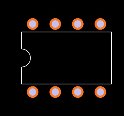 HCPL-2400 Footprint