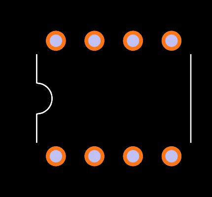 HCPL-3020 Footprint