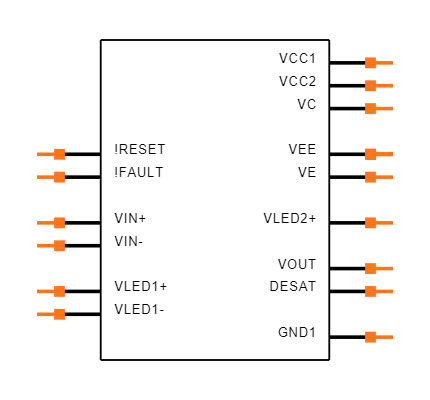 HCPL-316J-000E Symbol