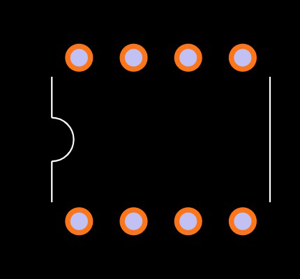 HCPL-550K Footprint