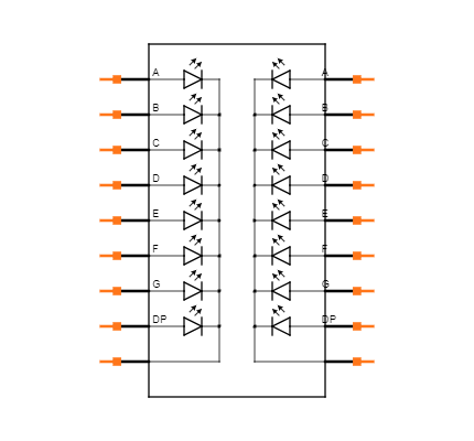 HDSP-523G Symbol