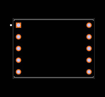 HDSP-5501-GH000 Footprint