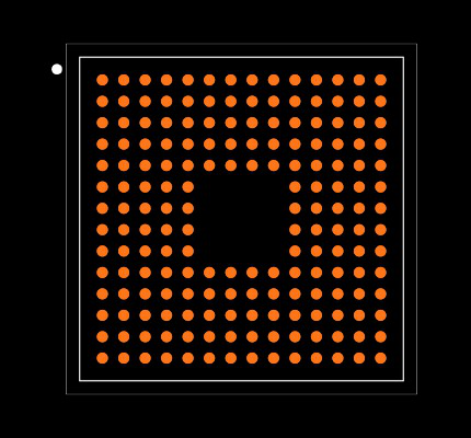 PCI9030-AA60BI F Footprint