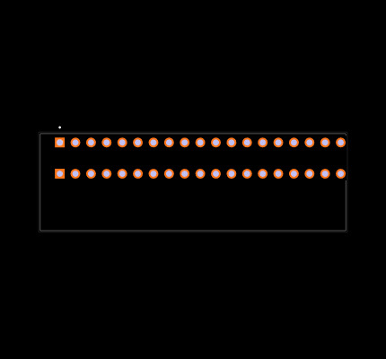 TBL009-254-19GY-2GY Footprint