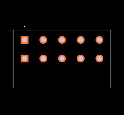 TBL009-500-05GY-2GY Footprint