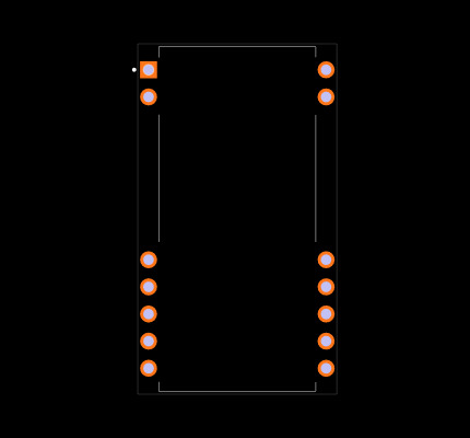VHD2-S5-S5-DIP Footprint