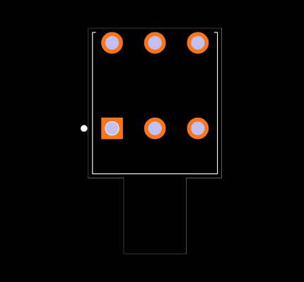 RDS-16S-74R45A-508-D Footprint