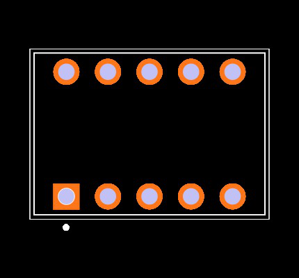 DS01C-254-L-05BE Footprint