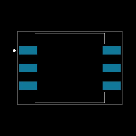 RDS6-8S-1065-3-SMT-TR Footprint