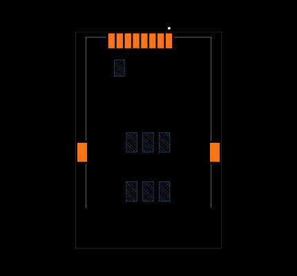 SIM-13-A Footprint