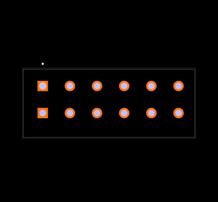 TBL001-500-06GY-2GY Footprint