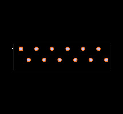 TBL002A-350-12GY-2GY Footprint