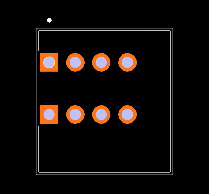 TBL003-254-04GR-2OR Footprint