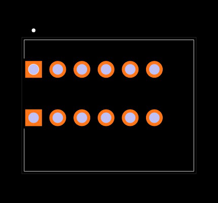 TBL003-254-06GR-2OR Footprint