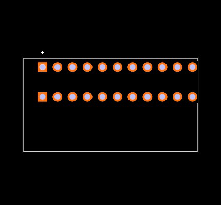 TBL009-254-11GY-2GY Footprint