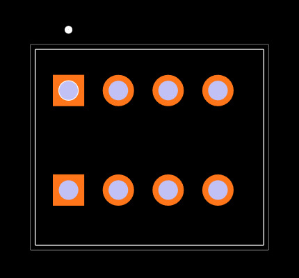 TBL009V-254-04GY-2GY Footprint
