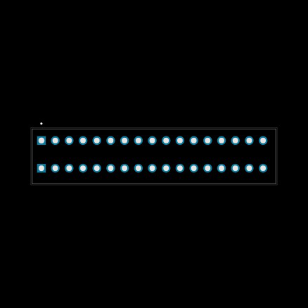 TBL009V-254-17GY-2GY Footprint