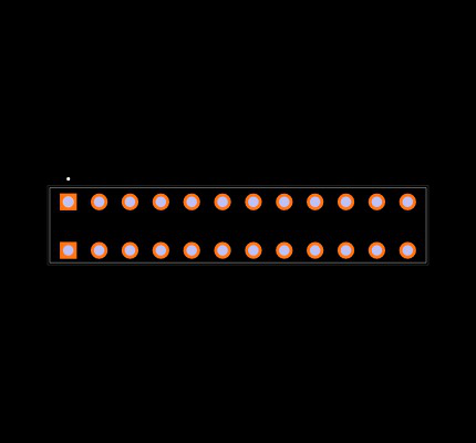 TBLH10V-350-12BK Footprint
