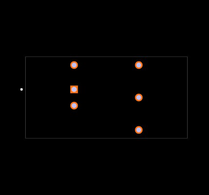 PYBE20-Q48-D5 Footprint