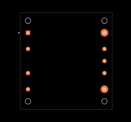 VHB75W-Q48-S5 Footprint