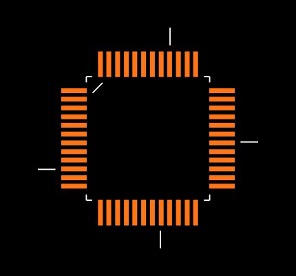 CS4954-CQZ Footprint