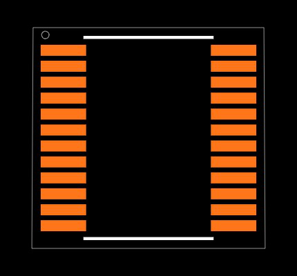CS5461A-ISZ Footprint