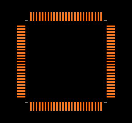 CS8900A-IQ3Z Footprint