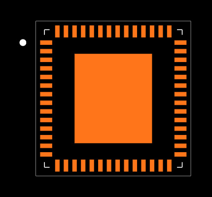 CY7C64215-56LTXC Footprint