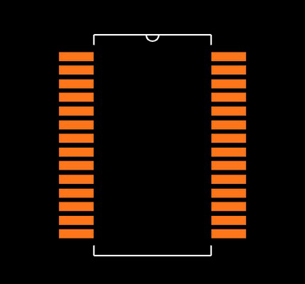 CY8C29466-24PVXI Footprint